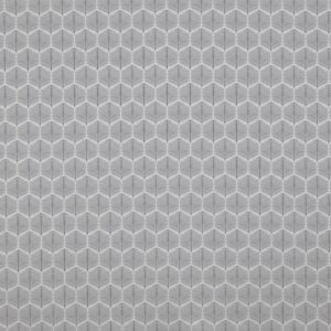 black-grey botanical jacquard fabric from Prestigious Textiles