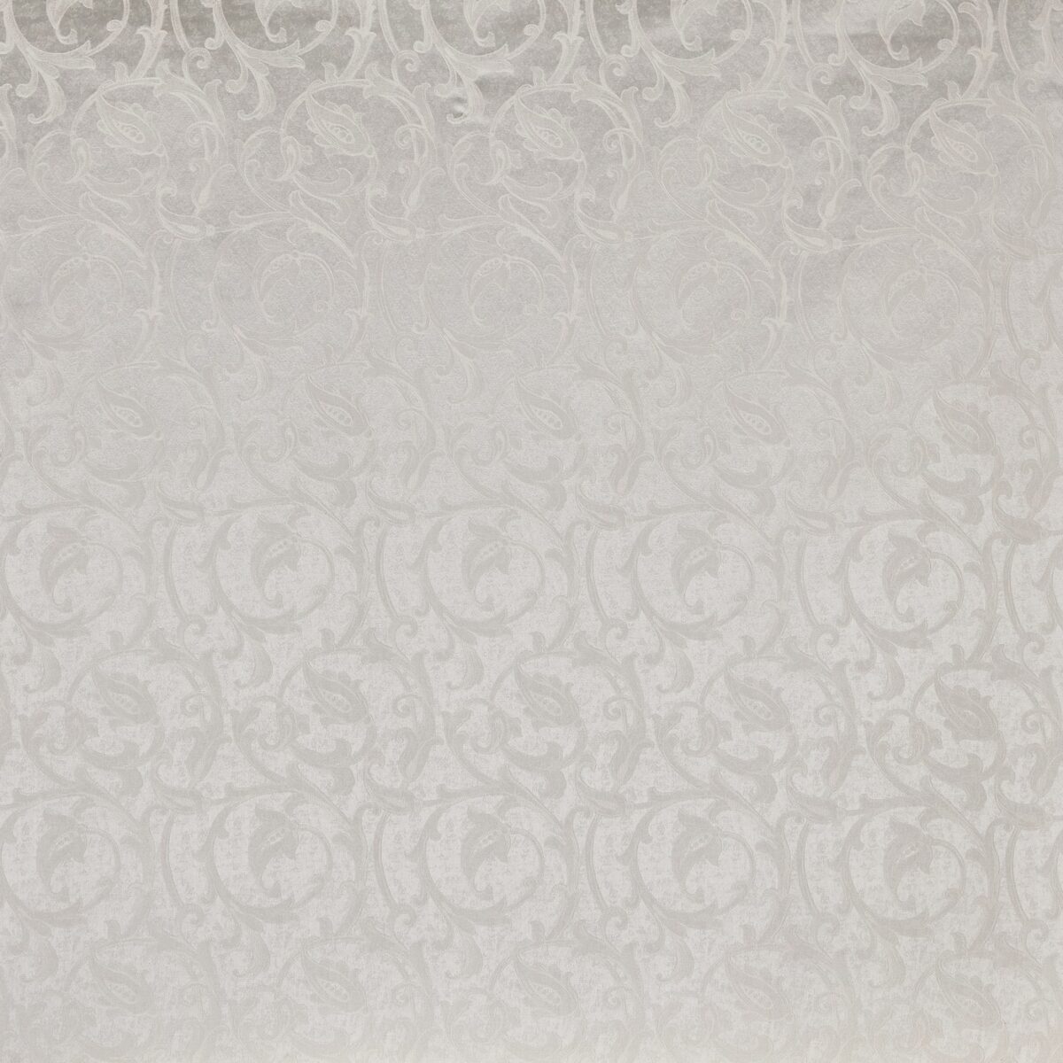 Vivaldi Fabric - Alabaster by white botanical jacquard fabric from Prestigious Textiles
