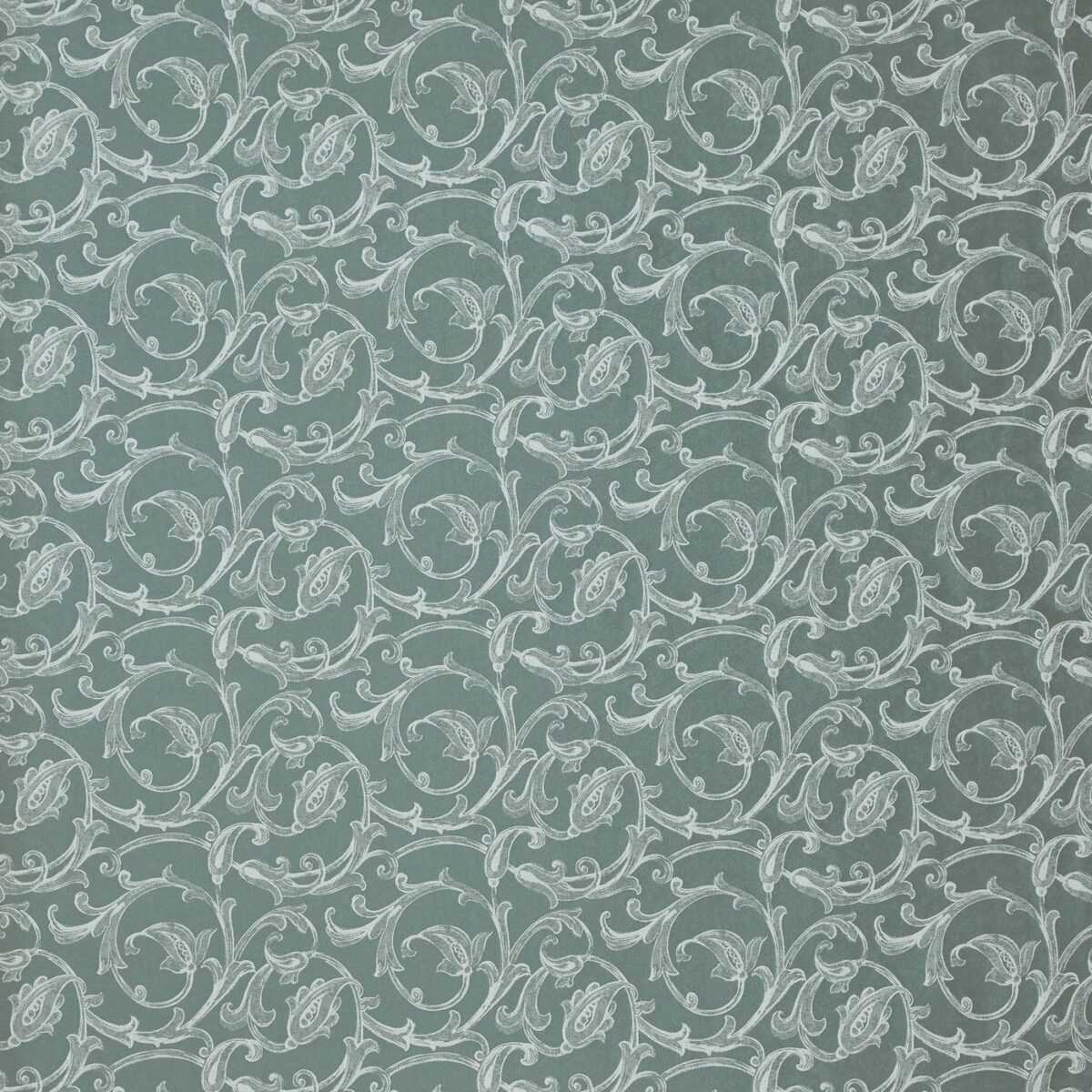 Vivaldi Fabric - Duck Egg by green botanical jacquard fabric from Prestigious Textiles