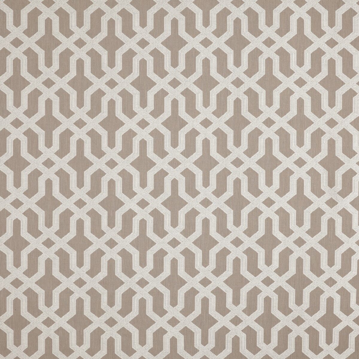 neutral geometric jacquard fabric from Prestigious Textiles