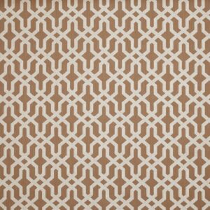 brown geometric jacquard fabric from Prestigious Textiles