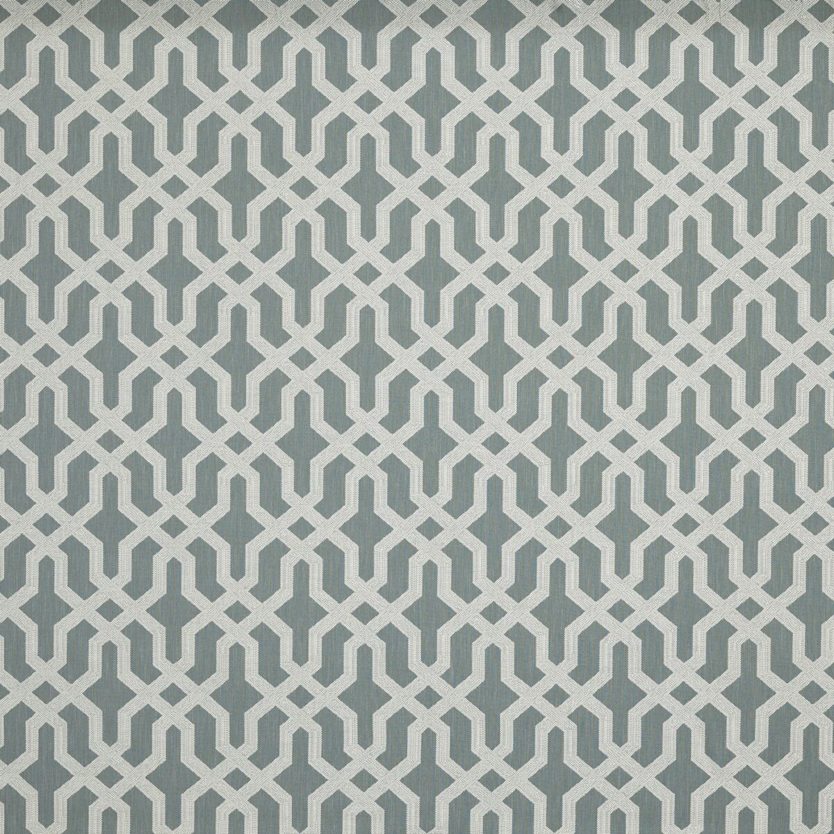 green geometric jacquard fabric from Prestigious Textiles