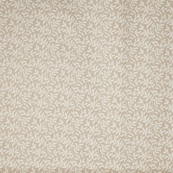 Ravel Fabric - Oyster by neutral botanical jacquard fabric from Prestigious Textiles