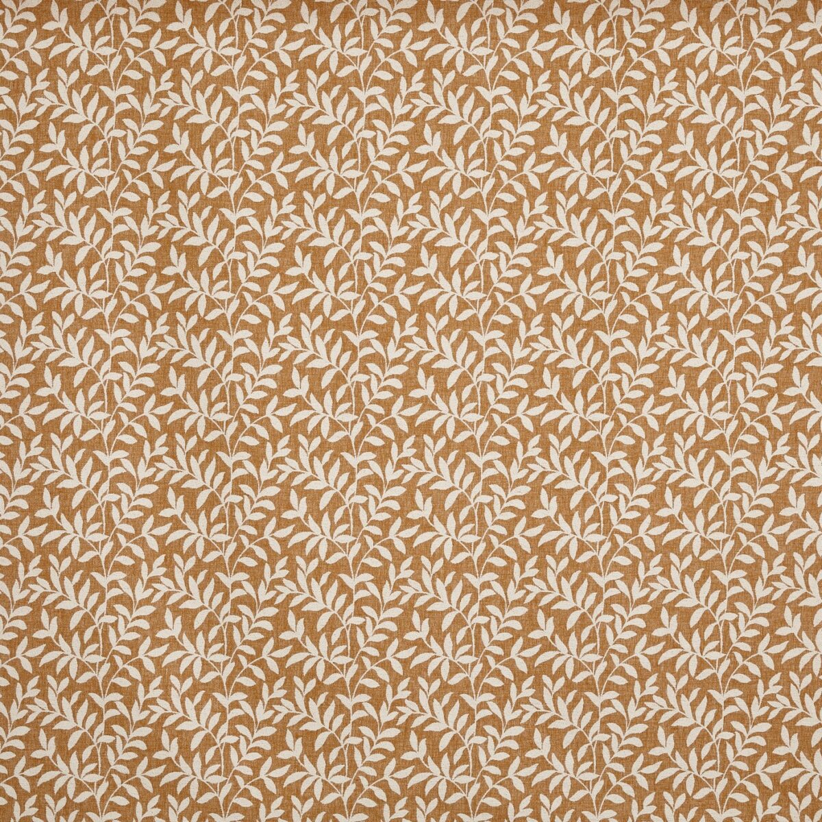 Ravel Fabric - Antique by orange botanical jacquard fabric from Prestigious Textiles