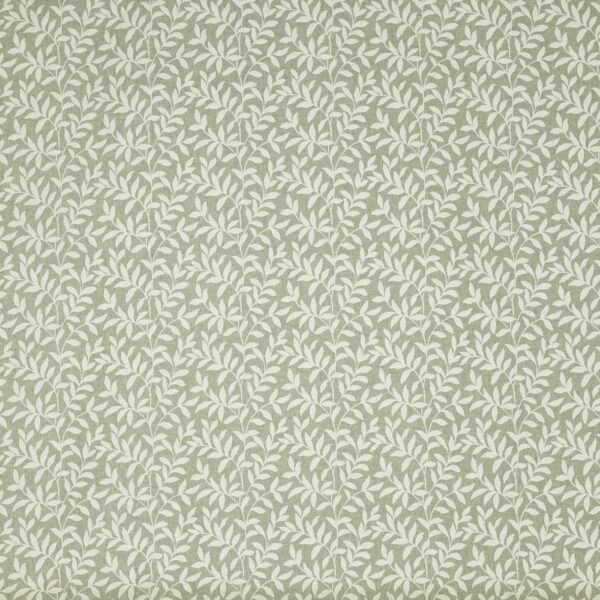 Ravel Fabric - Duck Egg by green botanical jacquard fabric from Prestigious Textiles