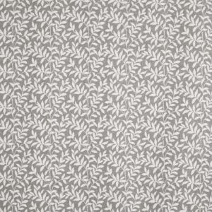 black-grey botanical jacquard fabric from Prestigious Textiles
