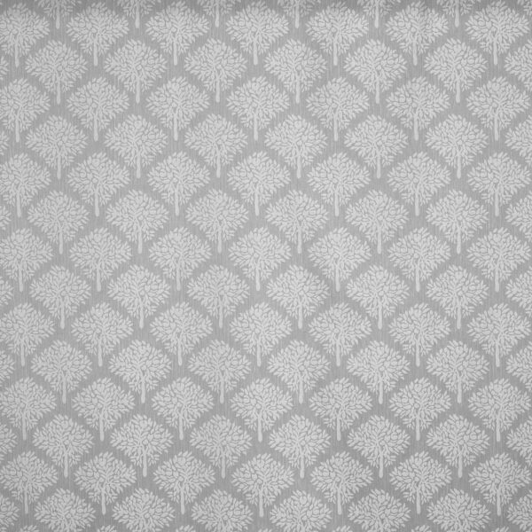 Rossini Fabric - Feather by black-grey botanical jacquard fabric from Prestigious Textiles