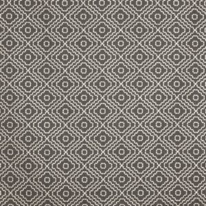 black-grey geometric embroideried fabric from Prestigious Textiles