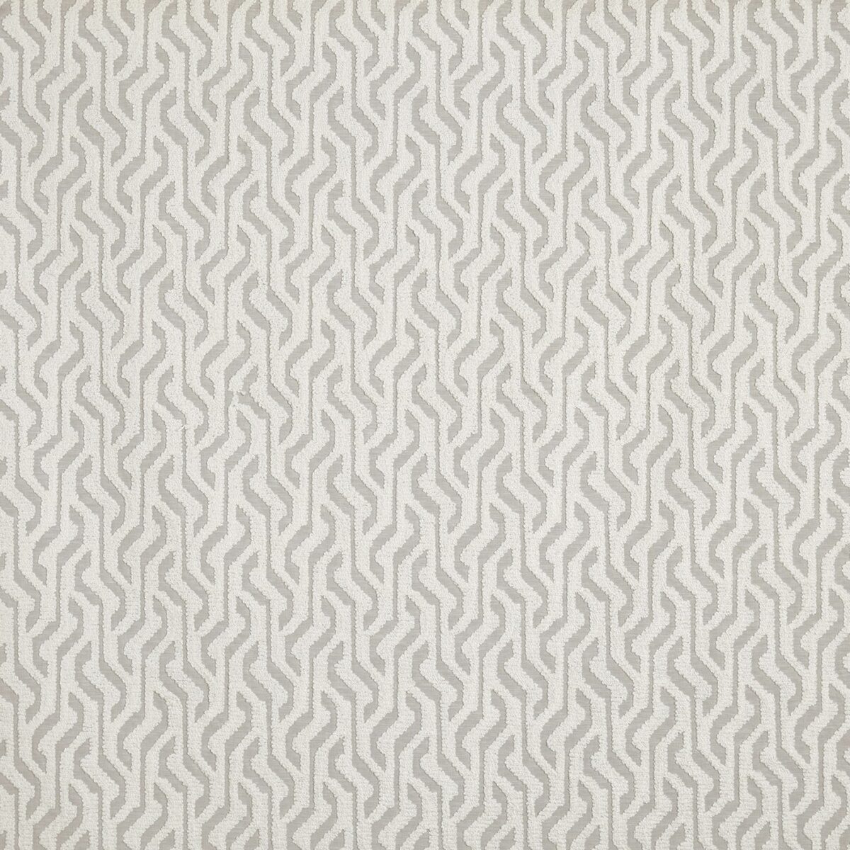 black-grey striped embroideried fabric from Prestigious Textiles