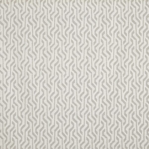 black-grey striped embroideried fabric from Prestigious Textiles