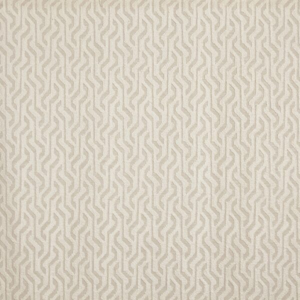 Halston Fabric - Husk by neutral striped embroideried fabric from Prestigious Textiles