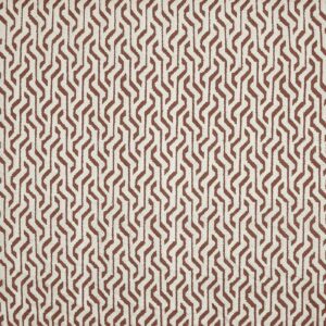 red striped embroideried fabric from Prestigious Textiles