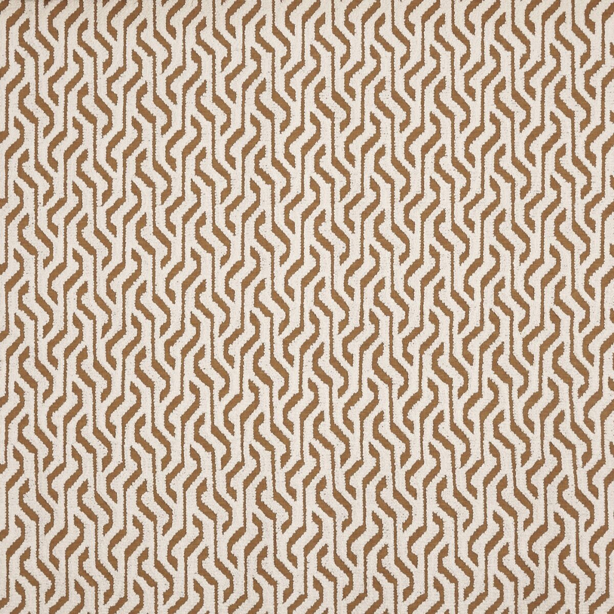Halston Fabric - Honey by yellow striped embroideried fabric from Prestigious Textiles