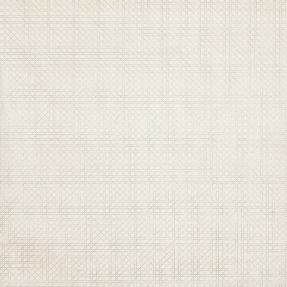 Symmetry Fabric - Hessian by white geometric embroideried fabric from Prestigious Textiles