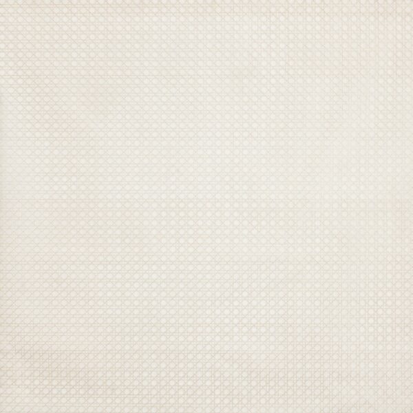 Symmetry Fabric - Hessian by white geometric embroideried fabric from Prestigious Textiles
