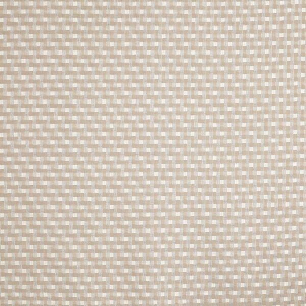 Ando Fabric - Sand by neutral geometric woven fabric from Prestigious Textiles