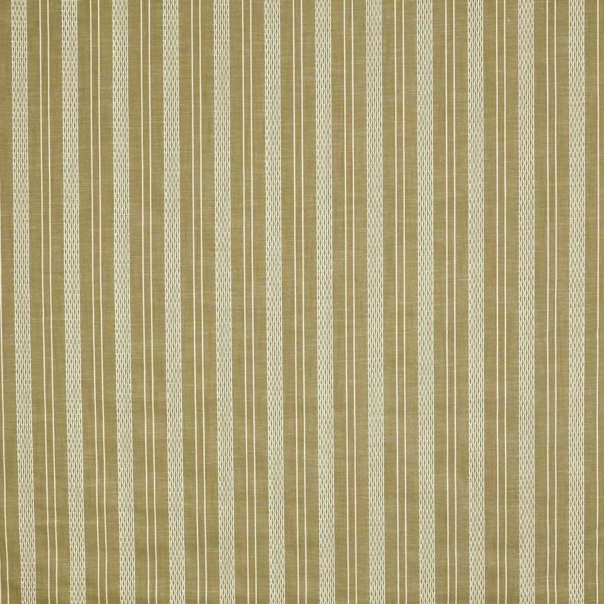 Form Fabric - Spruce by green striped embroideried fabric from Prestigious Textiles
