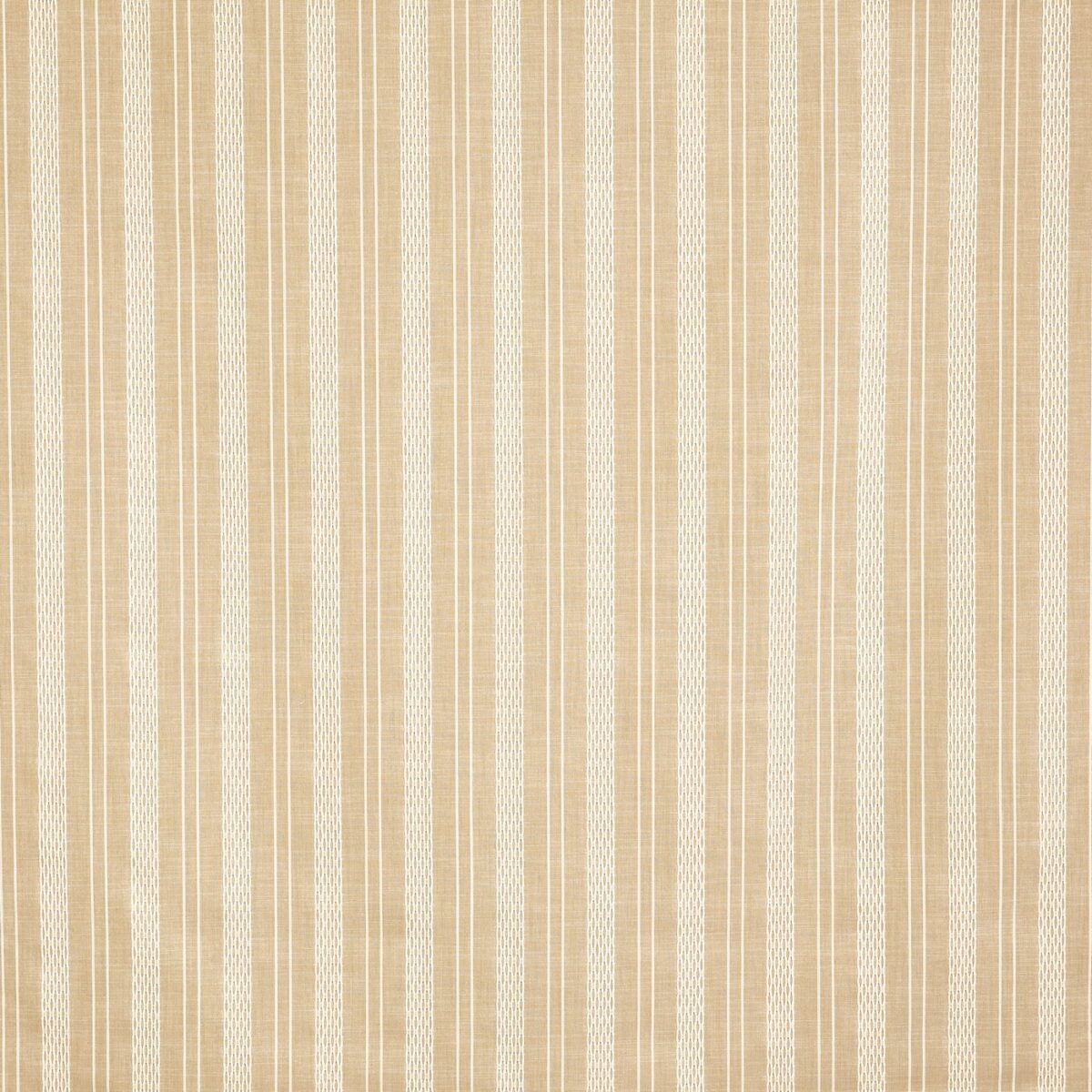Form Fabric - Sand by green striped embroideried fabric from Prestigious Textiles