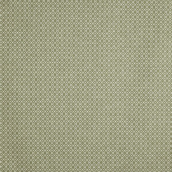 green geometric woven fabric from Prestigious Textiles