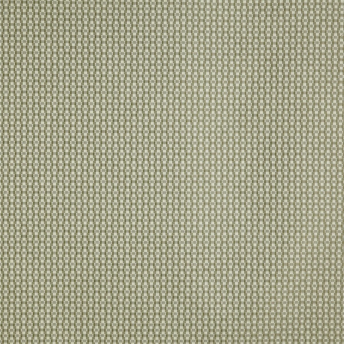 Sander Fabric - Spruce by green geometric woven fabric from Prestigious Textiles