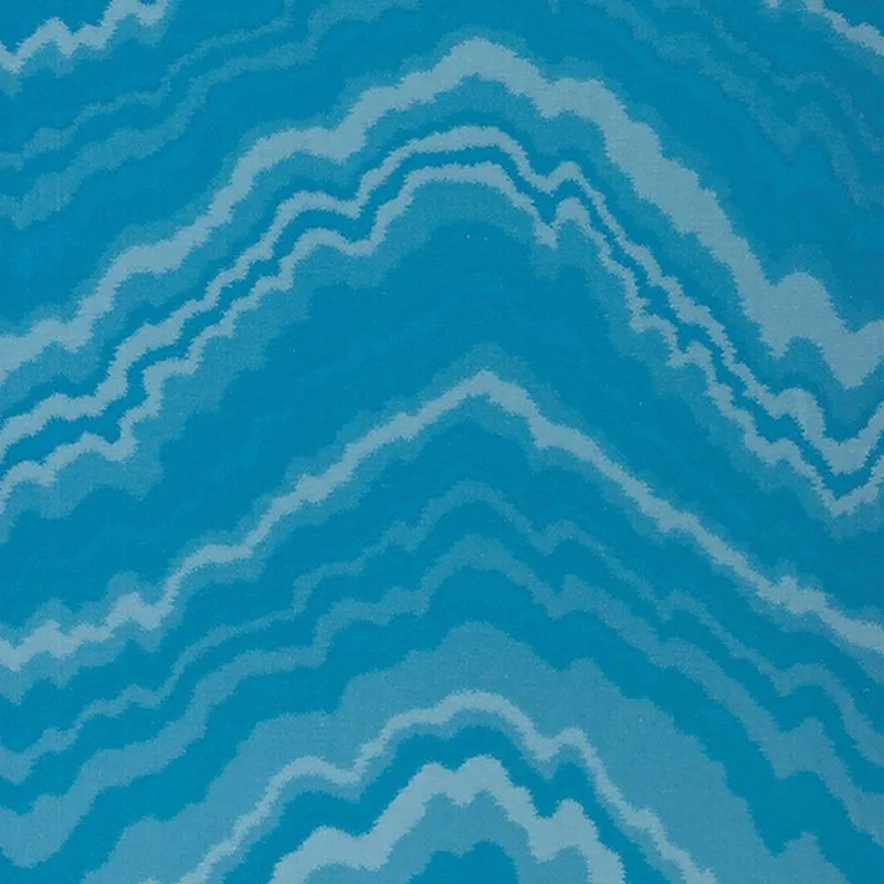 Contour Fabric - Turquoise by Contour Fabric - Turquoise from