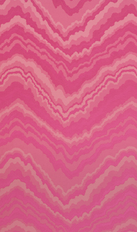 Contour Fabric - Cerise by pink striped linen fabric from Matthew Williamson