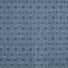 blue geometric embroideried fabric from Prestigious Textiles