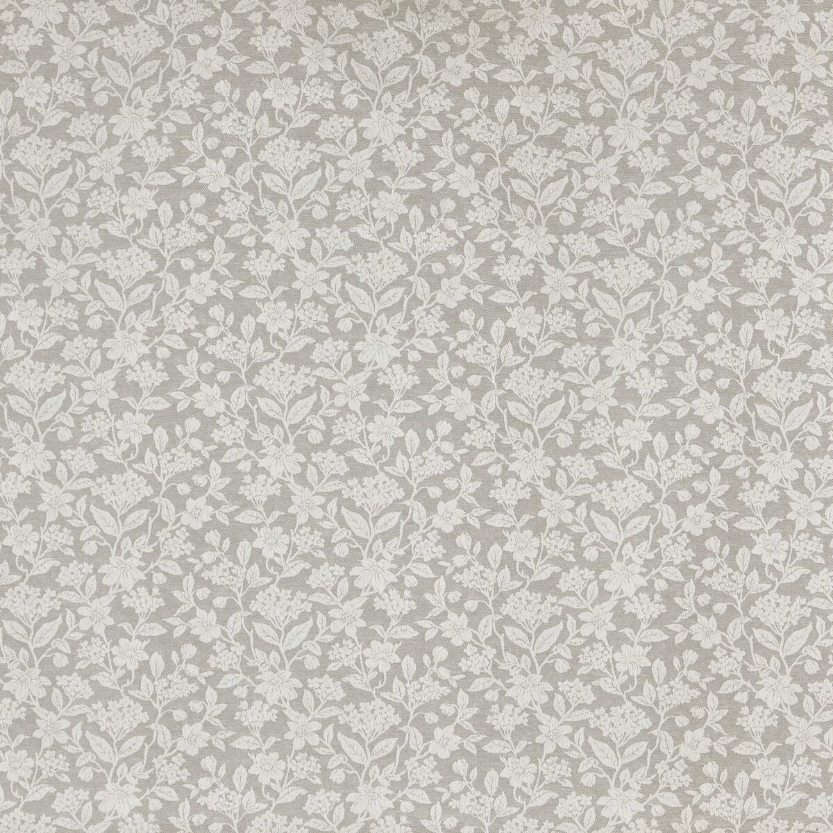 black-grey botanical jacquard fabric from Prestigious Textiles