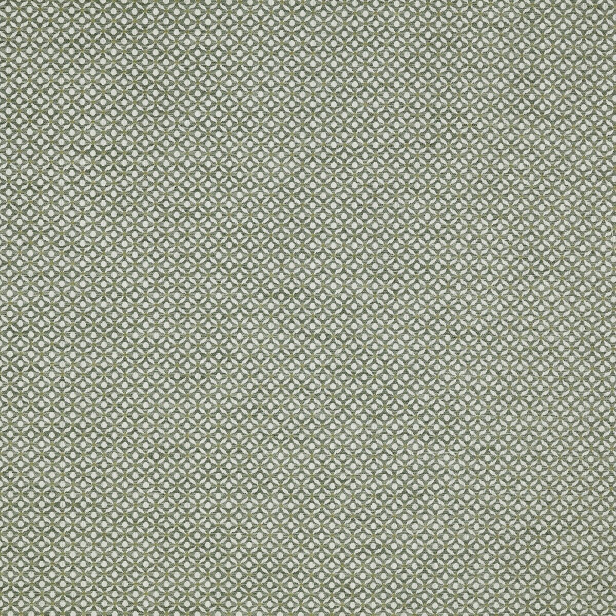 green geometric jacquard fabric from Prestigious Textiles