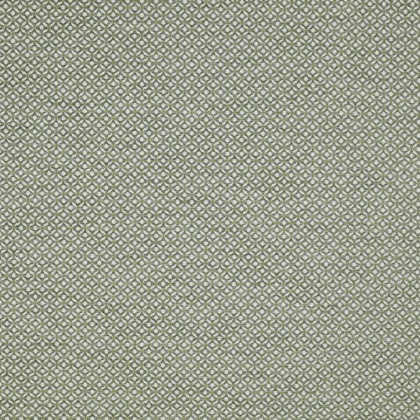 Westwood Fabric - Willow by green geometric jacquard fabric from Prestigious Textiles