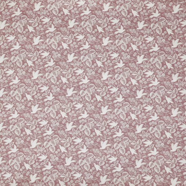 Hollies Fabric - Rose by pink animal printed fabric from Prestigious Textiles