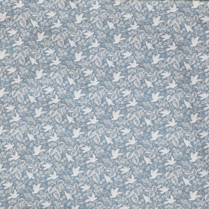 Hollies Fabric - Cornflower swatch