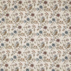 blue botanical printed fabric from Prestigious Textiles