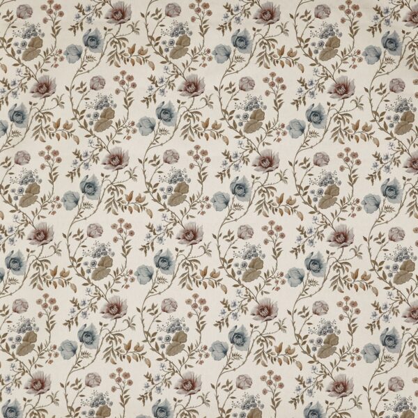 blue botanical printed fabric from Prestigious Textiles
