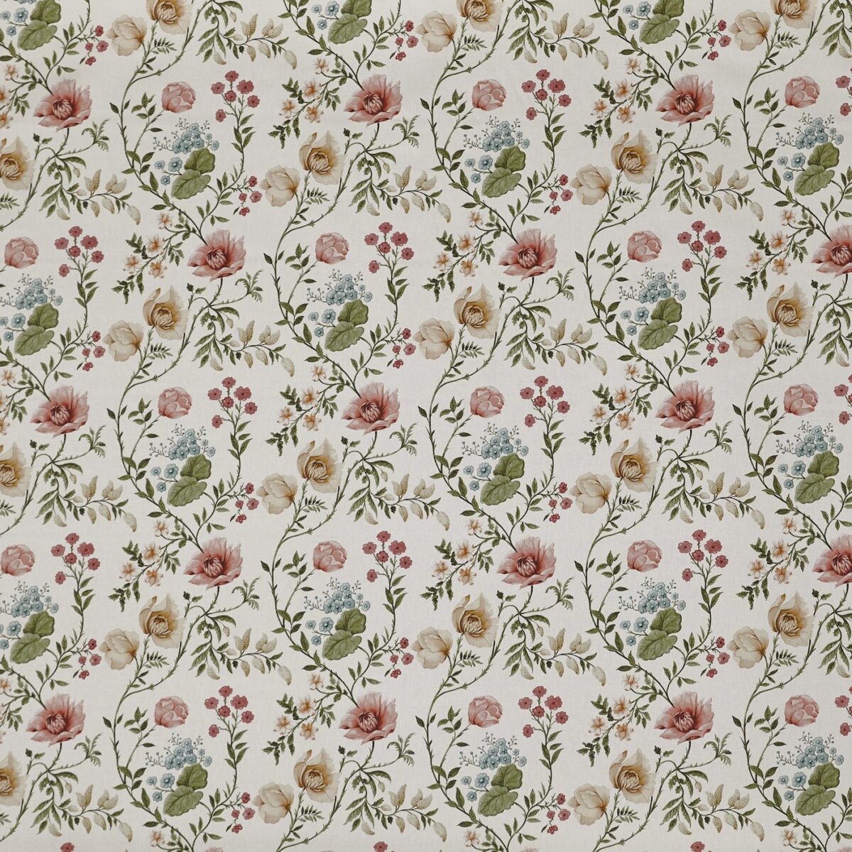 green botanical printed fabric from Prestigious Textiles