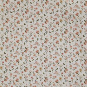 orange botanical printed fabric from Prestigious Textiles