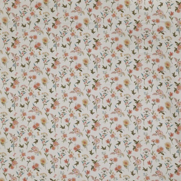 orange botanical printed fabric from Prestigious Textiles