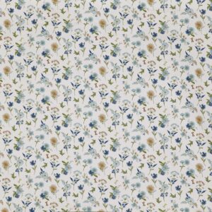 blue botanical printed fabric from Prestigious Textiles
