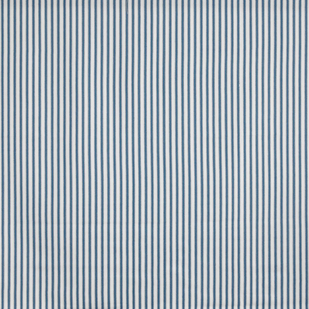 Bude Fabric - Harbour by blue striped cotton fabric from Prestigious Textiles