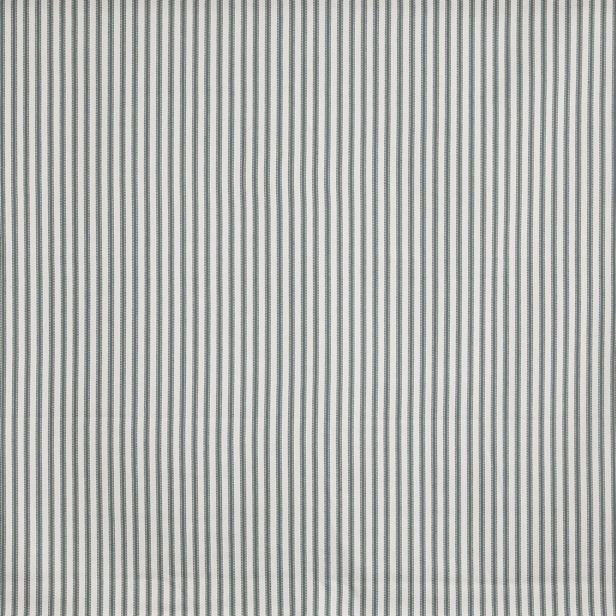 Bude Fabric - Aqua by blue striped cotton fabric from Prestigious Textiles