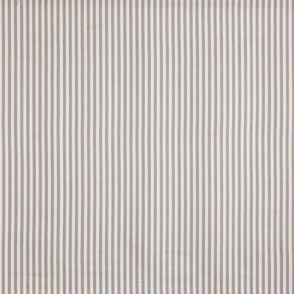 Bude Fabric - Slate by black-grey striped cotton fabric from Prestigious Textiles
