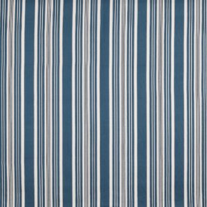 blue striped cotton fabric from Prestigious Textiles