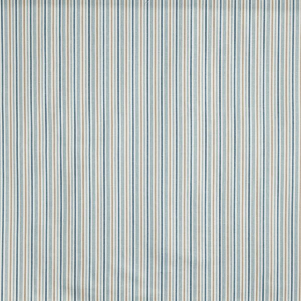 blue striped cotton fabric from Prestigious Textiles
