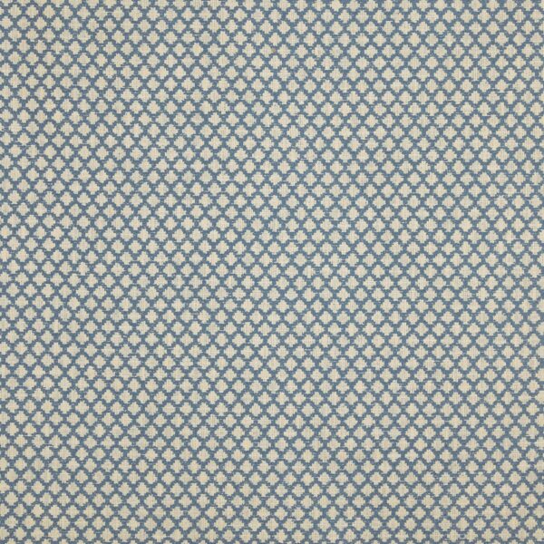Ervan Fabric - Harbour by blue geometric woven fabric from Prestigious Textiles