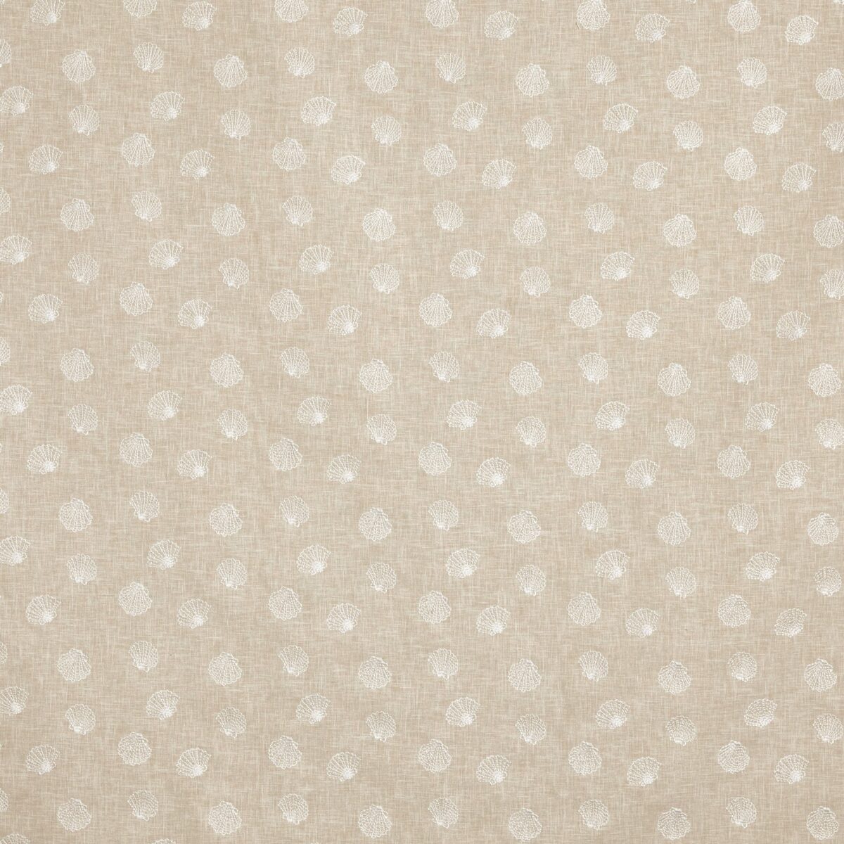 Periwinkle Fabric - Oyster by neutral spotted embroideried fabric from Prestigious Textiles