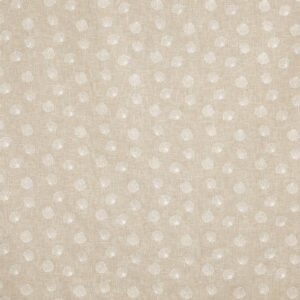 neutral spotted embroideried fabric from Prestigious Textiles