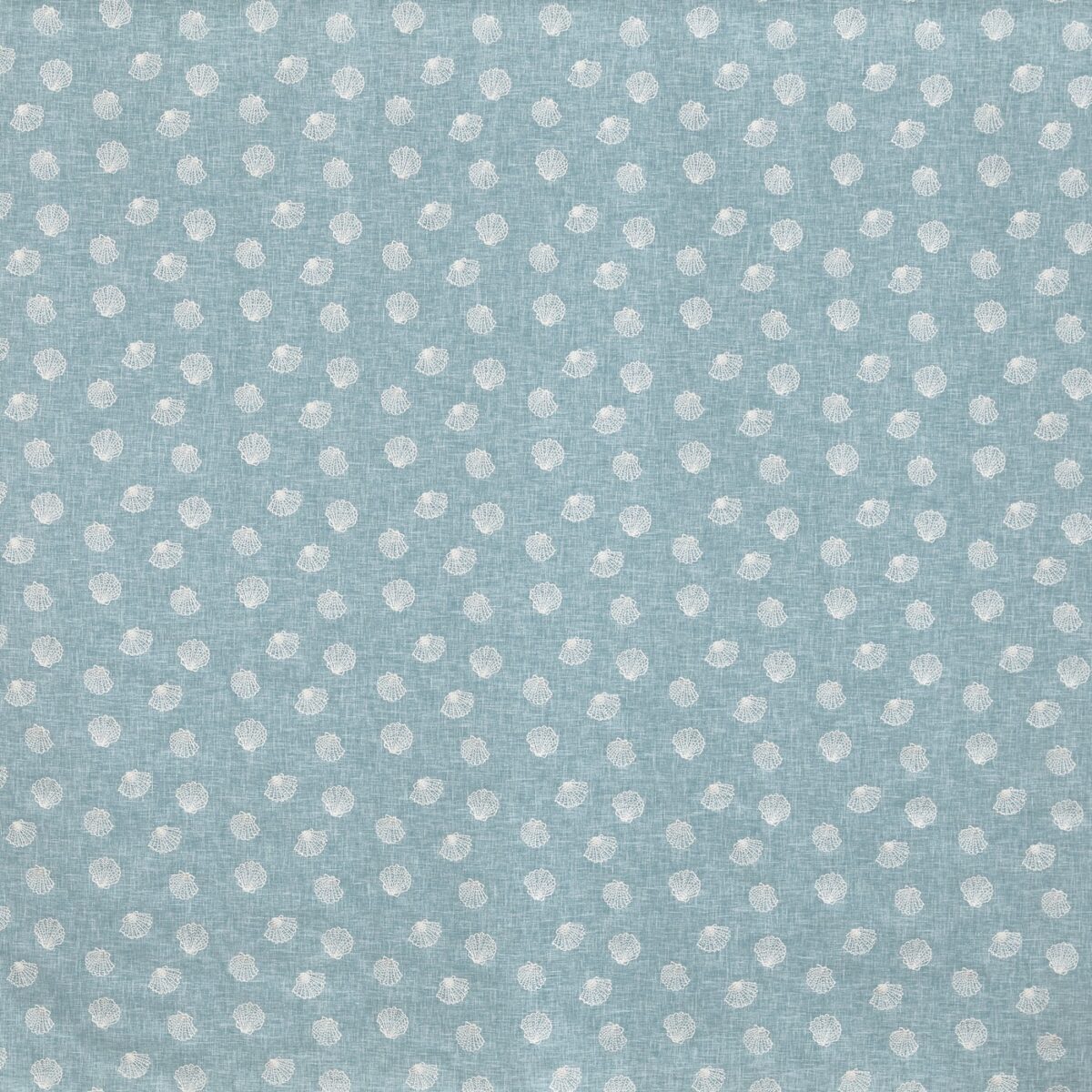 Periwinkle Fabric - Aqua by blue spotted embroideried fabric from Prestigious Textiles