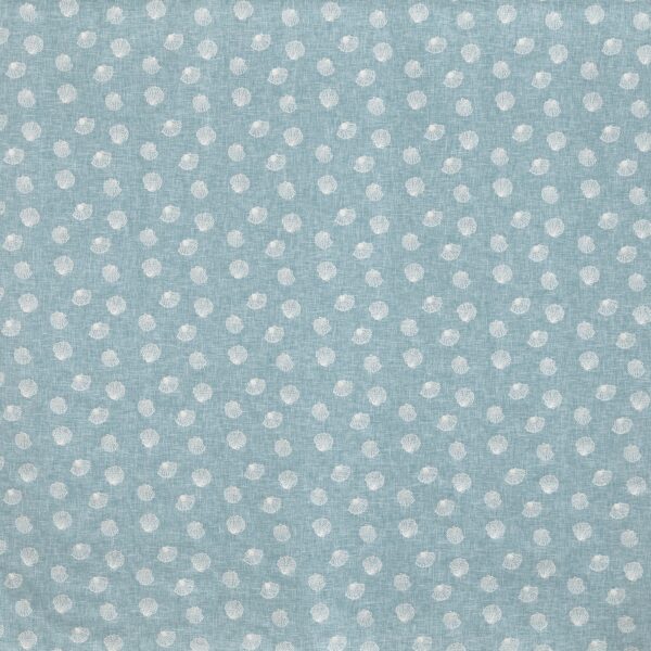 blue spotted embroideried fabric from Prestigious Textiles