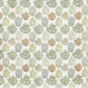 green botanical printed fabric from Prestigious Textiles