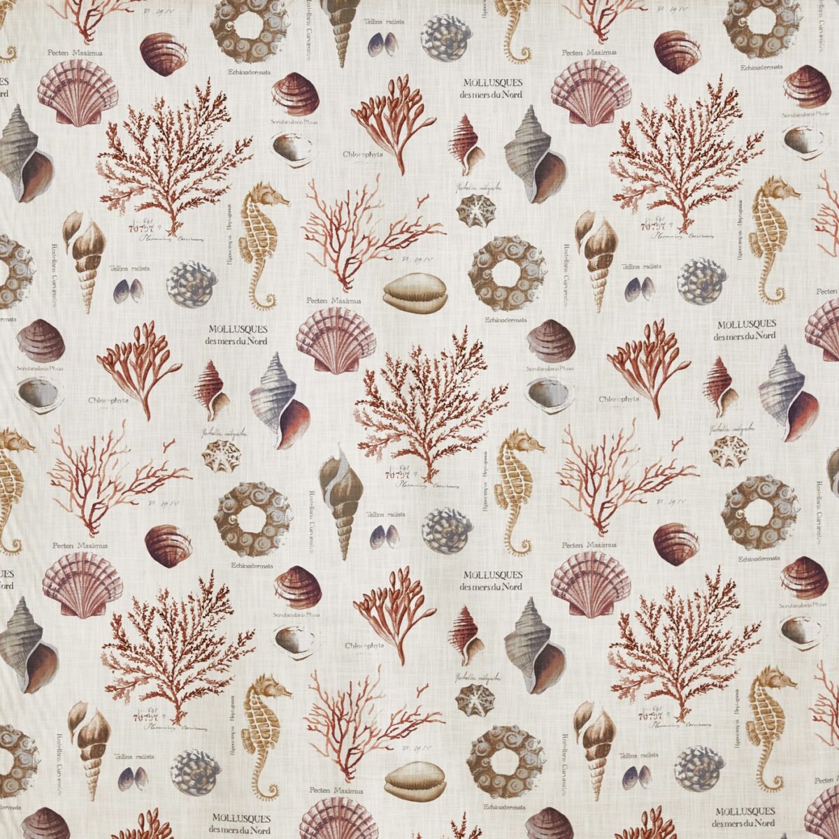 orange animal printed fabric from Prestigious Textiles